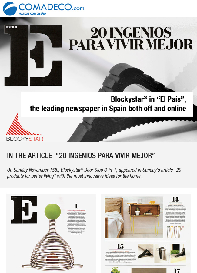 Blockystar in the newspaper El Pas
