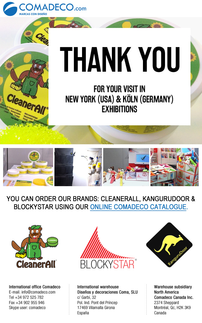 THANK YOU for your visit in New York y Kln exhibitions