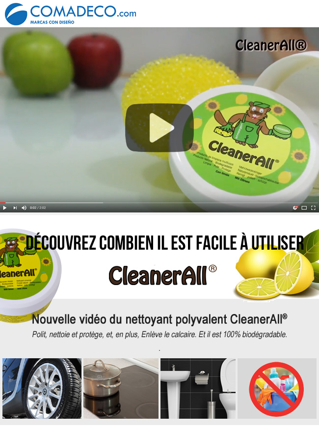 Nouvelle vido du nettoyant polyvalent CleanerAll