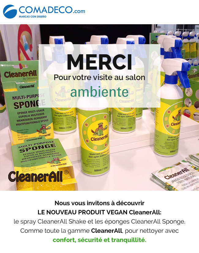 Noveau spray CleanerAll Shake et éponges CleanerAll Sponge